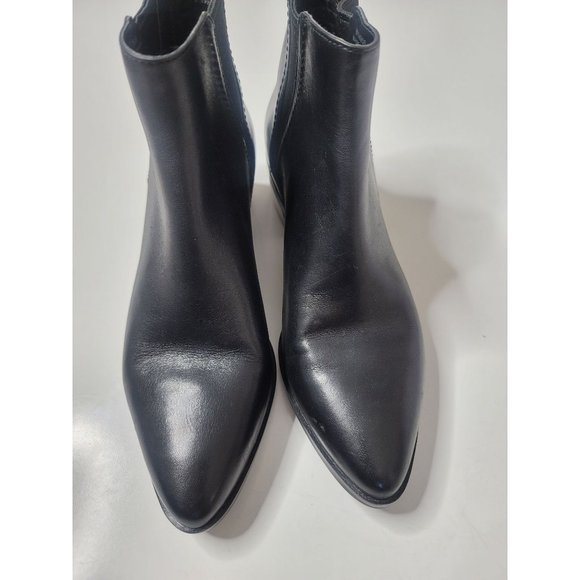 Cole Haan Black Leather Marine Pointed Toe Chelsea Ankle Booties SZ 6 - Picture 3 of 15